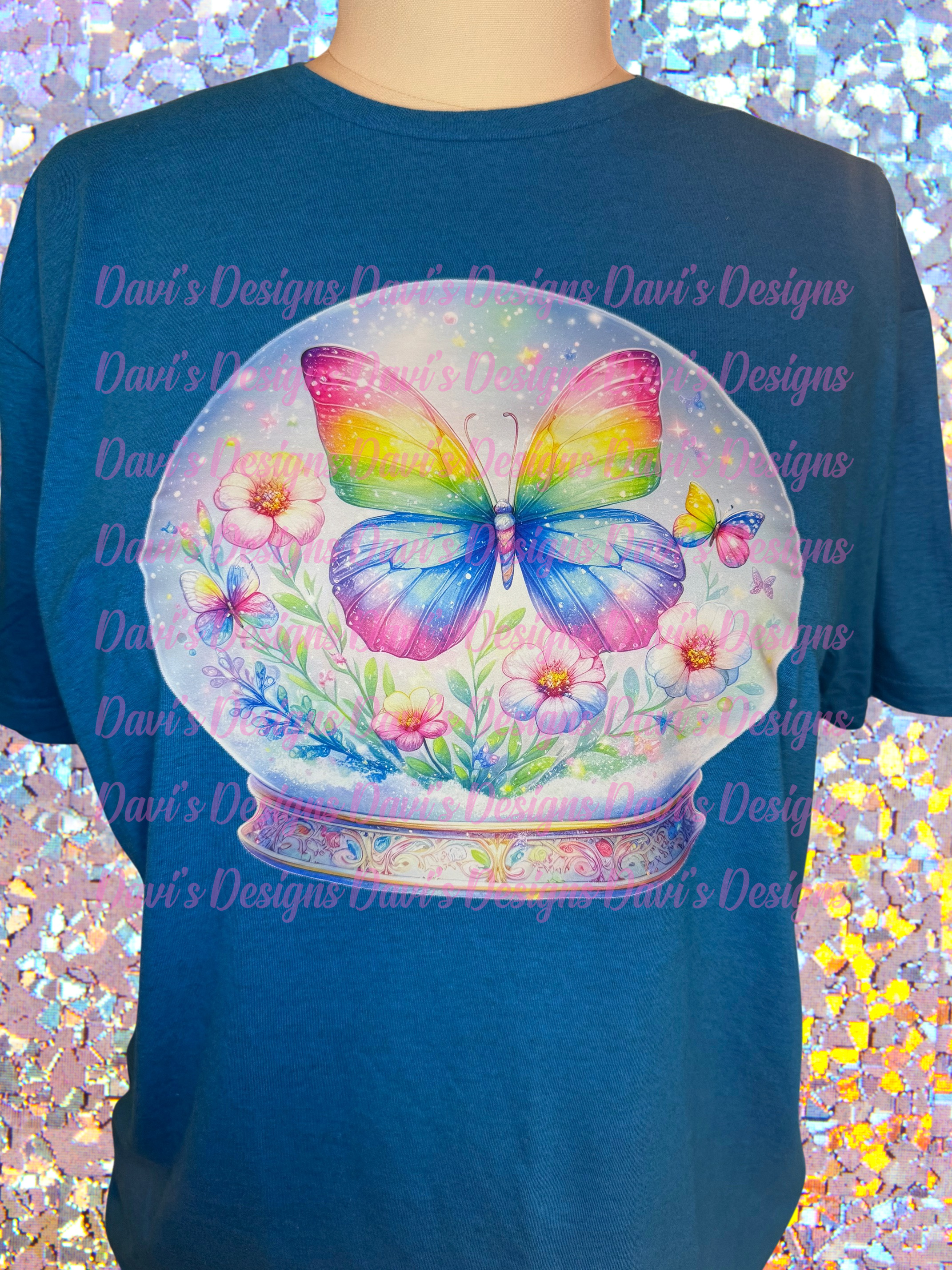 Butterfly Snow Globe