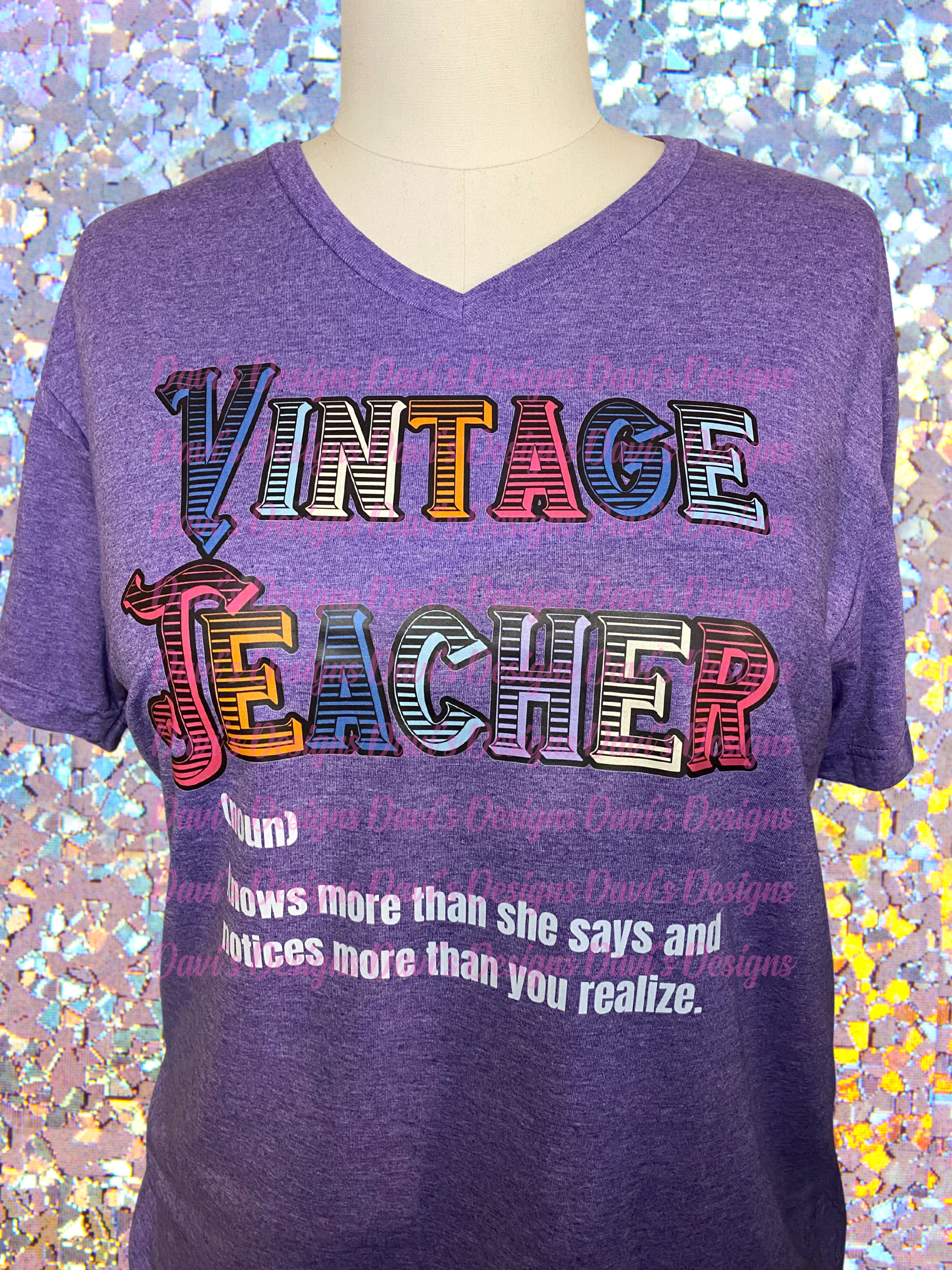 Vintage Teacher - knows more than she says and notices more than you realize